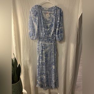 CALVIN KLEIN wrap dress